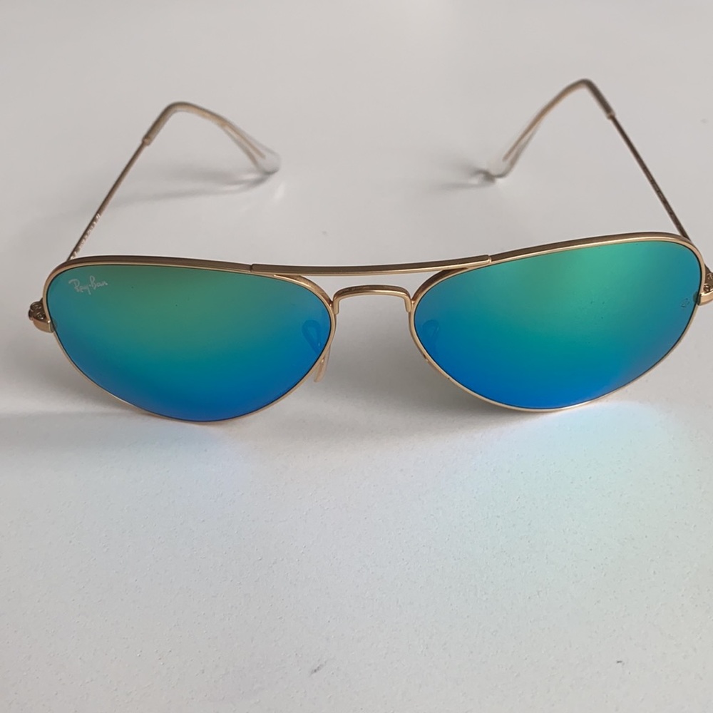 Ray Ban 58mm aviator flash sunglasses - Picture 6 of 9